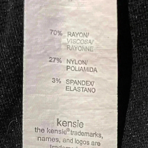 Kenzie Sleeveless Fit &‎ Flare Dress Color Block Black White Large - Picture 5 of 5